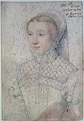 Portrait de Marie Cléophas de Montchenu ( - 1560)