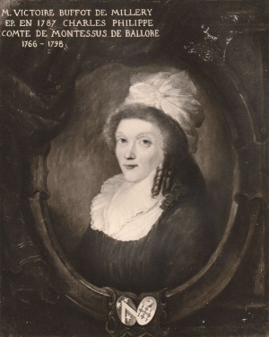 Portrait de Victoire Buffot de Millery (1766 - 1798)