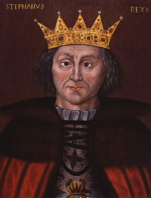 Portrait de Etienne of England (1092 - 1154)