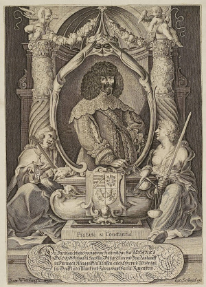 Portrait de Johann Georg von Sachsen-Eisenach (1634 - 1686)