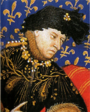 Portrait de Charles VI de France (1368 - 1422)