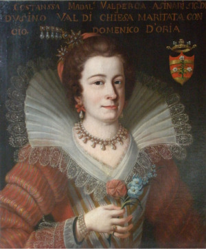 Portrait de Costanza Maddalena Valperga (1581 - 1614)