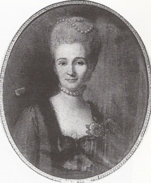Portrait de Anne Geneviève Bouchet du Paroy ( - 1795)