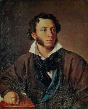 Portrait de Alexandre Pouchkine (1799 - 1837)