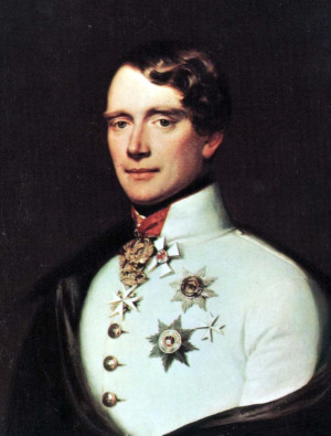 Portrait de Gustav von Schleswig-Holstein-Gottorp (1799 - 1877)