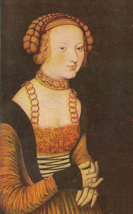 Portrait de Sidonia von Sachsen (1518 - 1575)