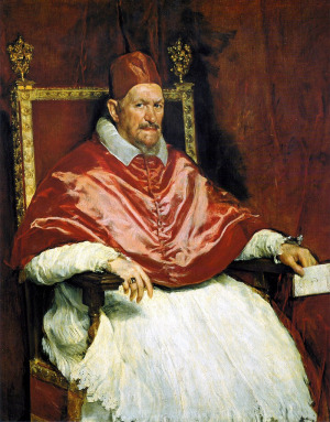 Portrait de Papa Innocenzo X (1574 - 1655)