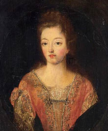 Portrait de Sophia von Erbach (1683 - 1742)
