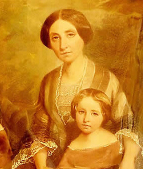 Portrait de Félicie Lucas de Peslouan (1822 - 1903)