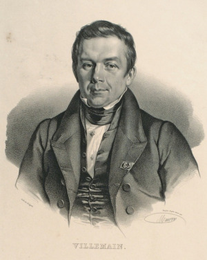 Portrait de Abel Villemain (1790 - 1870)