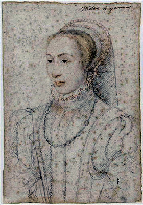 Portrait de Hélène de Clermont (ca 1530 - 1594)