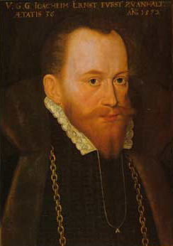 Portrait de Joachim Ernst von Anhalt (1536 - 1586)