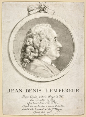 Portrait de Jean-Denis II Lempereur (1701 - 1779)
