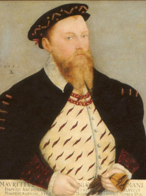 Portrait de Moritz von Sachsen (1521 - 1553)
