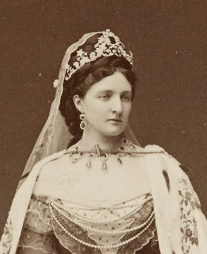Portrait de Clotilde von Sachsen-Coburg und Gotha (1846 - 1927)