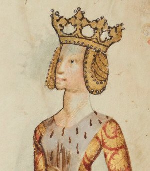 Portrait de Béatrice de Bourgogne (1257 - 1310)
