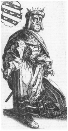 Portrait de Radbod Ier de Frise (ca 645 - 719)