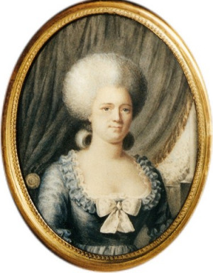 Portrait de Marie Henriette Fournier (1746 - 1794)