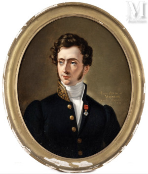 Portrait of Alfred de Rigaud de Vaudreuil (1799 - 1834)