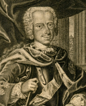 Portrait de Ludwig VIII von Hessen-Darmstadt (1691 - 1768)