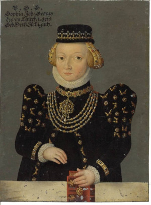 Portrait de Sophie von Schlesien-Liegnitz (1525 - 1546)
