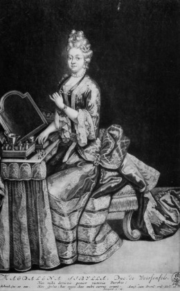 Portrait de Magdalena Sibylla von Sachsen-Weissenfels (1673 - 1726)