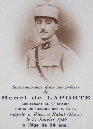 Portrait de Henri de Laporte (1901 - 1926)