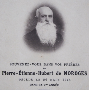 Portrait de Hubert de Moroges (1847 - 1924)