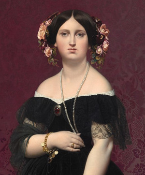Portrait de Madame Moitessier (1821 - 1897)