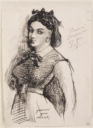 Portrait de  Jeanne Duval (1827 - )