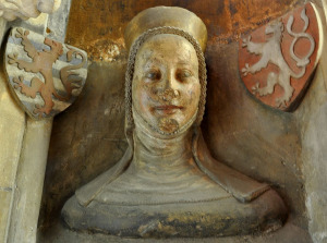 Portrait de Élisabeth de Bohême (1292 - 1330)