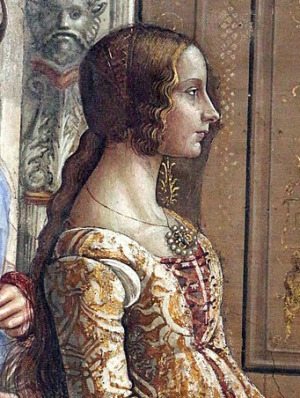 Portrait de Sancia d'Aragona (1478 - 1506)