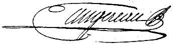 Signature de Pierre Augereau (1757 - 1816)