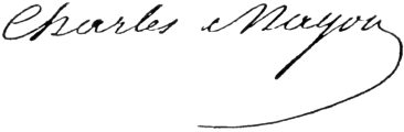 Signature de Charles Magon de Médine (1763 - 1805)