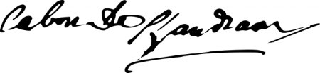 Signature de Joseph Cabon de Kerandraon (1746 - 1795)