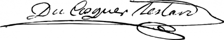 Signature de Mathurin Testard du Cosquer (1743 - 1810)