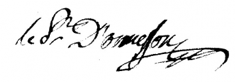 Signature de Louis Lefèvre d'Ormesson (1753 - 1794)