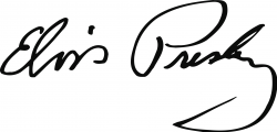 Signature de 	 The King of Rock (1935 - 1977)