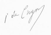 Signature de Jean de Cugnac (1861 - 1956)