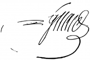 Signature de Jean-Baptiste Girard de Ligny (1775 - 1815)