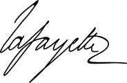 Signature de Lafayette (1757 - 1834)