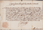 Signature de Cesare Ignazio d'Este (1653 - 1713)