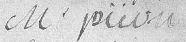 Signature de Marguerite-Marie Petit (1756 - av 1801)