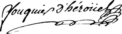Signature de Pierre Éloy Fouquier d'Hérouël (1745 - 1810)