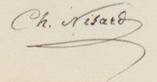 Signature de Charles de Michot-Petrinet (1808 - 1889)