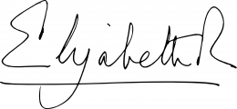 Signature de Queen Elizabeth II (1926 - 2022)