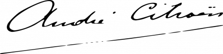 Signature of André Citroën (1878 - 1935)