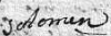 Signature de Perrine Soloman (1741 - 1811)