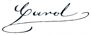 Signature de Carol Ier de Roumanie (1839 - 1914)