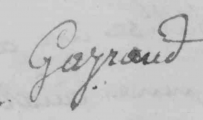 Signature de François Gayraud